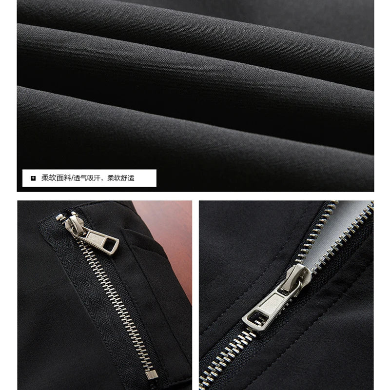 Men Bomber Jacket Thin Slim Long Sleeve baseball Jackets Mens.
