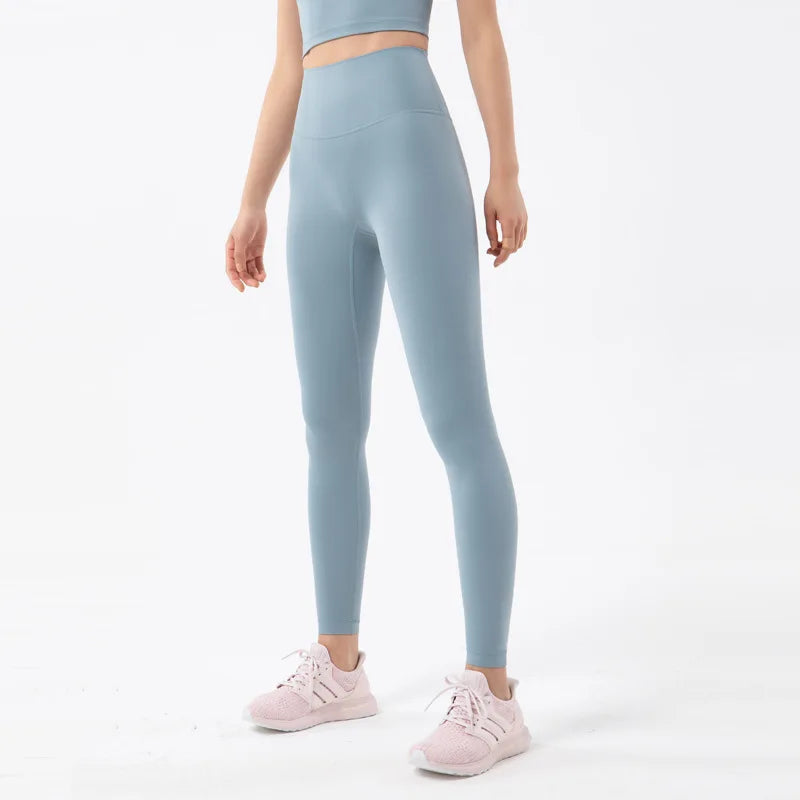 SOISOU Nylon Yoga Pants Gym Leggings Women Girl Fitness Soft Tights