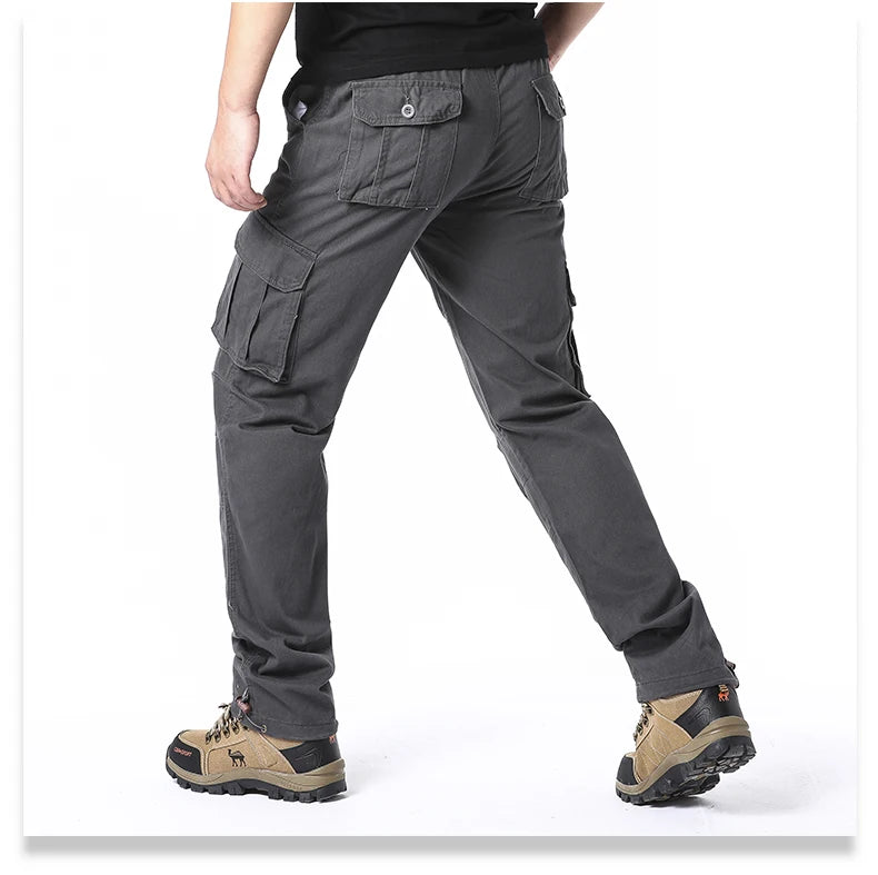 Large Pocket Loose Overalls Men's Outdoor Sports Jogging