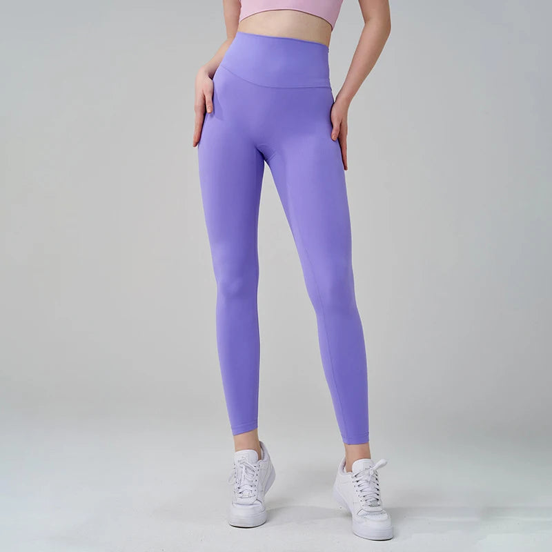 SOISOU Nylon Yoga Pants Gym Leggings Women Girl Fitness Soft Tights