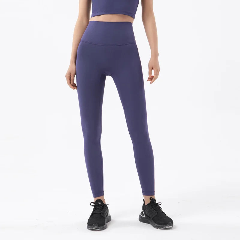 SOISOU Nylon Yoga Pants Gym Leggings Women Girl Fitness Soft Tights