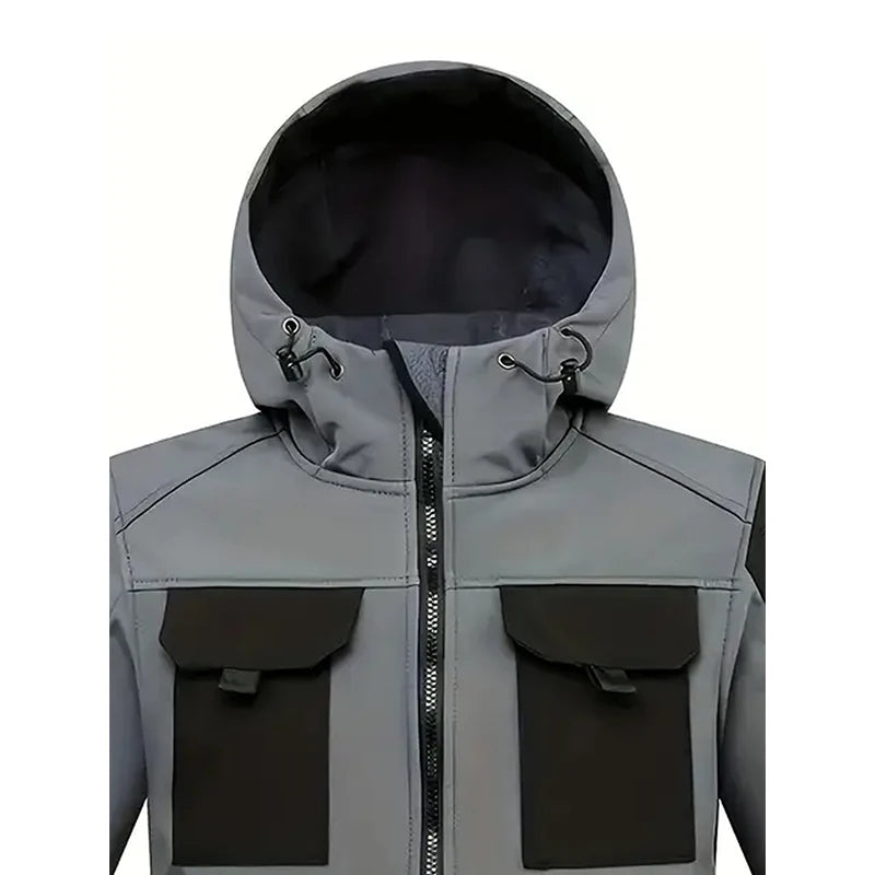 Men Lurker Shark Skin Soft Shell Tactical Jacket Waterproof
