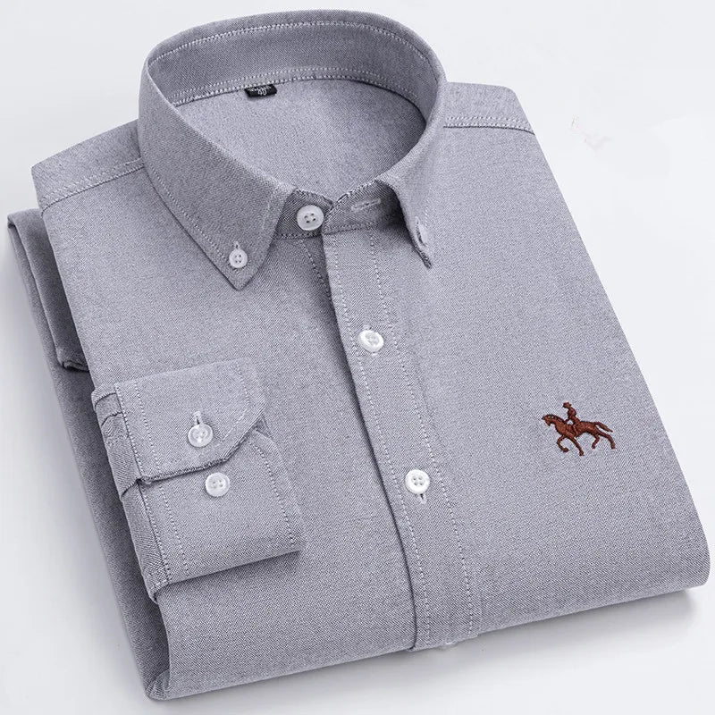Long Sleeve Casual Business Formal Dress Shirt