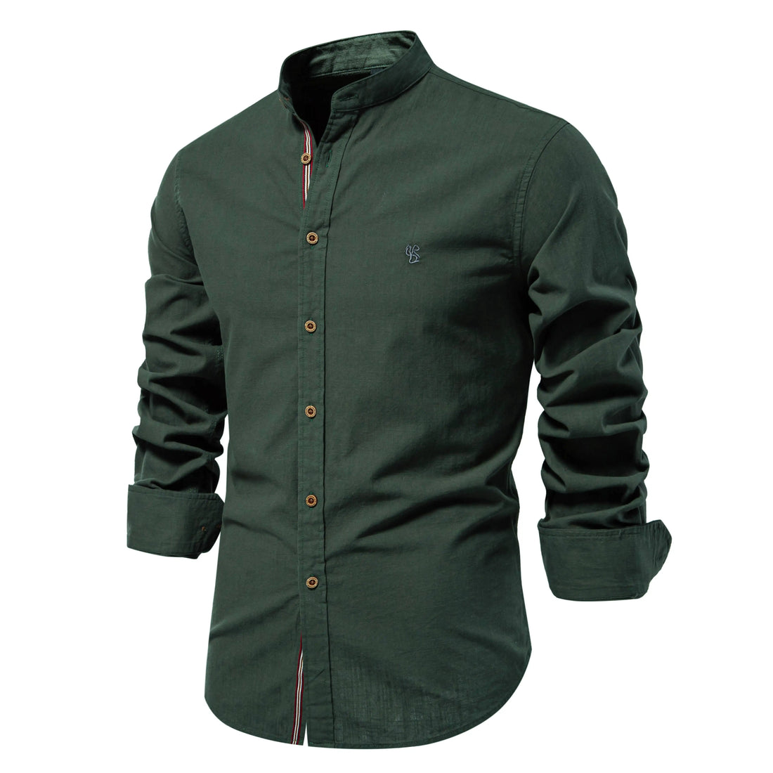 AIOPESON 100% Cotton Social Shirt Men