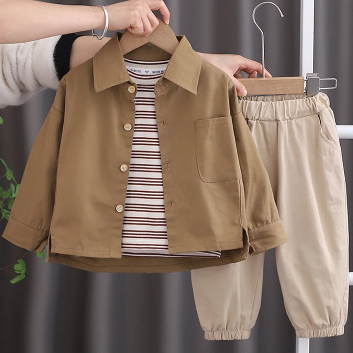 3Piece Sets Spring Autumn Baby Boy Clothes.