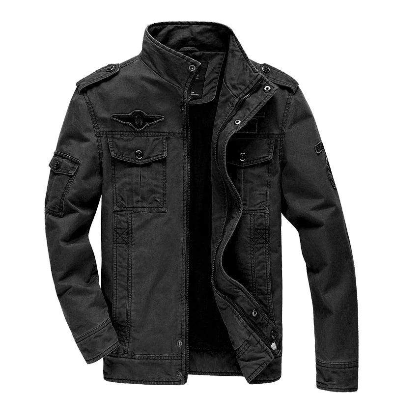 Casual Army Military Jacket Men Plus Size