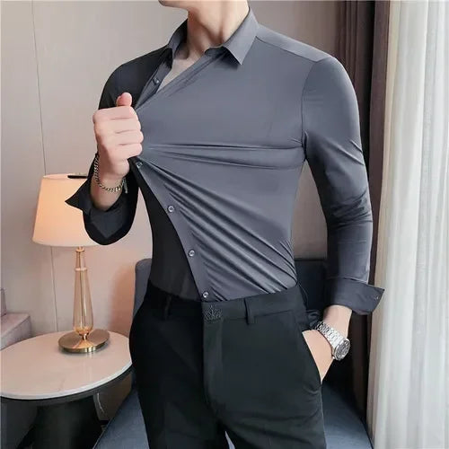 Premium Men's Ultra-Stretch Shirt
