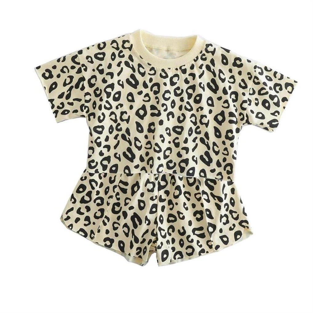 Fashion Baby Girls Sets Casual Summer Clothes.