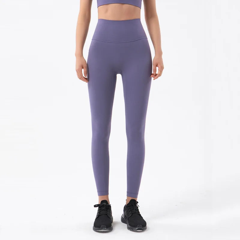 SOISOU Nylon Yoga Pants Gym Leggings Women Girl Fitness Soft Tights