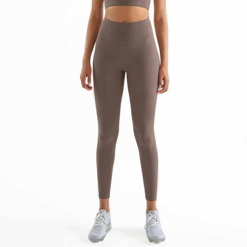 SOISOU Nylon Yoga Pants Gym Leggings Women Girl Fitness Soft Tights
