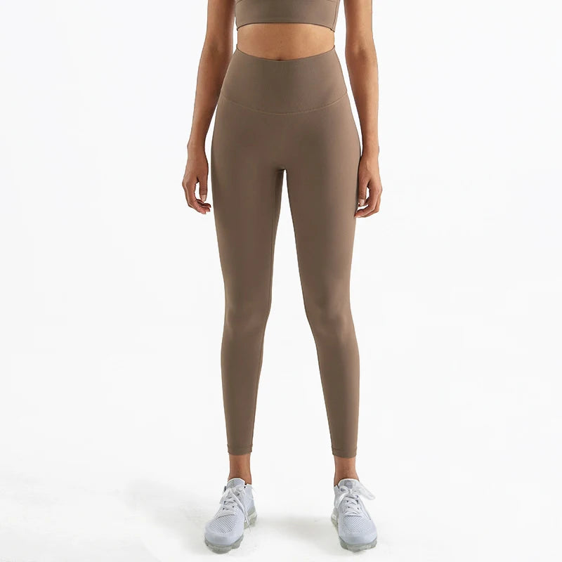 SOISOU Nylon Yoga Pants Gym Leggings Women Girl Fitness Soft Tights