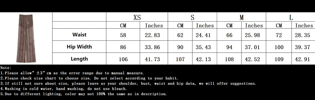 TRAFZA Sexy Chic Women Transparent Pants.