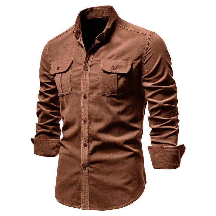 Single Breasted 100% Cotton Men's Shirt