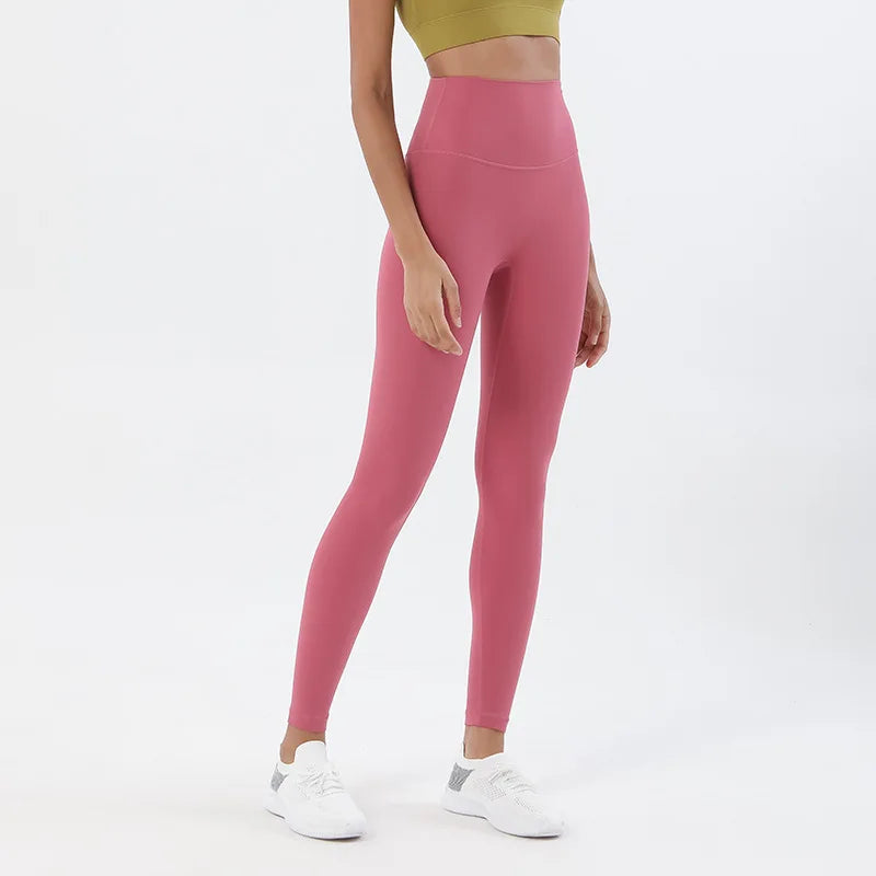 SOISOU Nylon Yoga Pants Gym Leggings Women Girl Fitness Soft Tights.