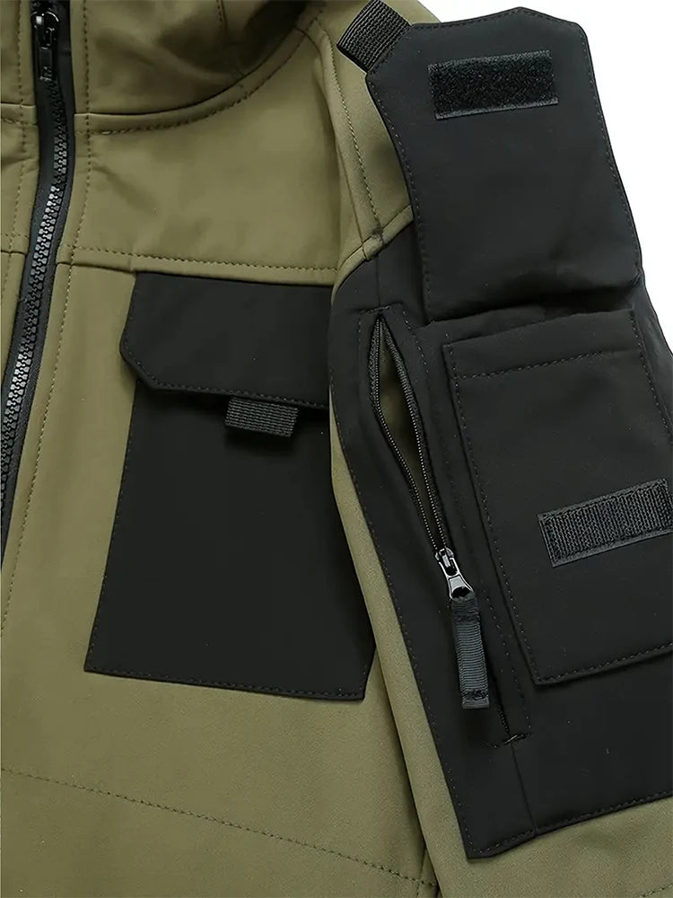 Men Lurker Shark Skin Soft Shell Tactical Jacket Waterproof