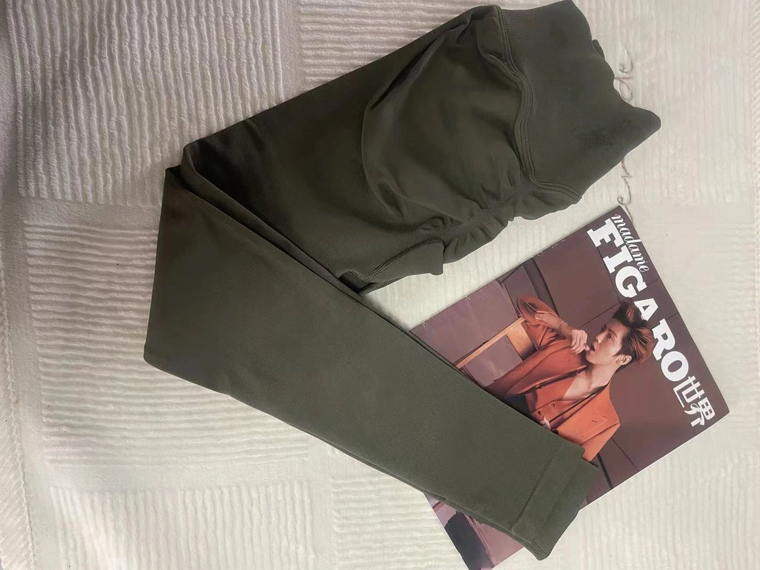 Ignite Leggings Women Curl Up Seamless Yoga Pants.