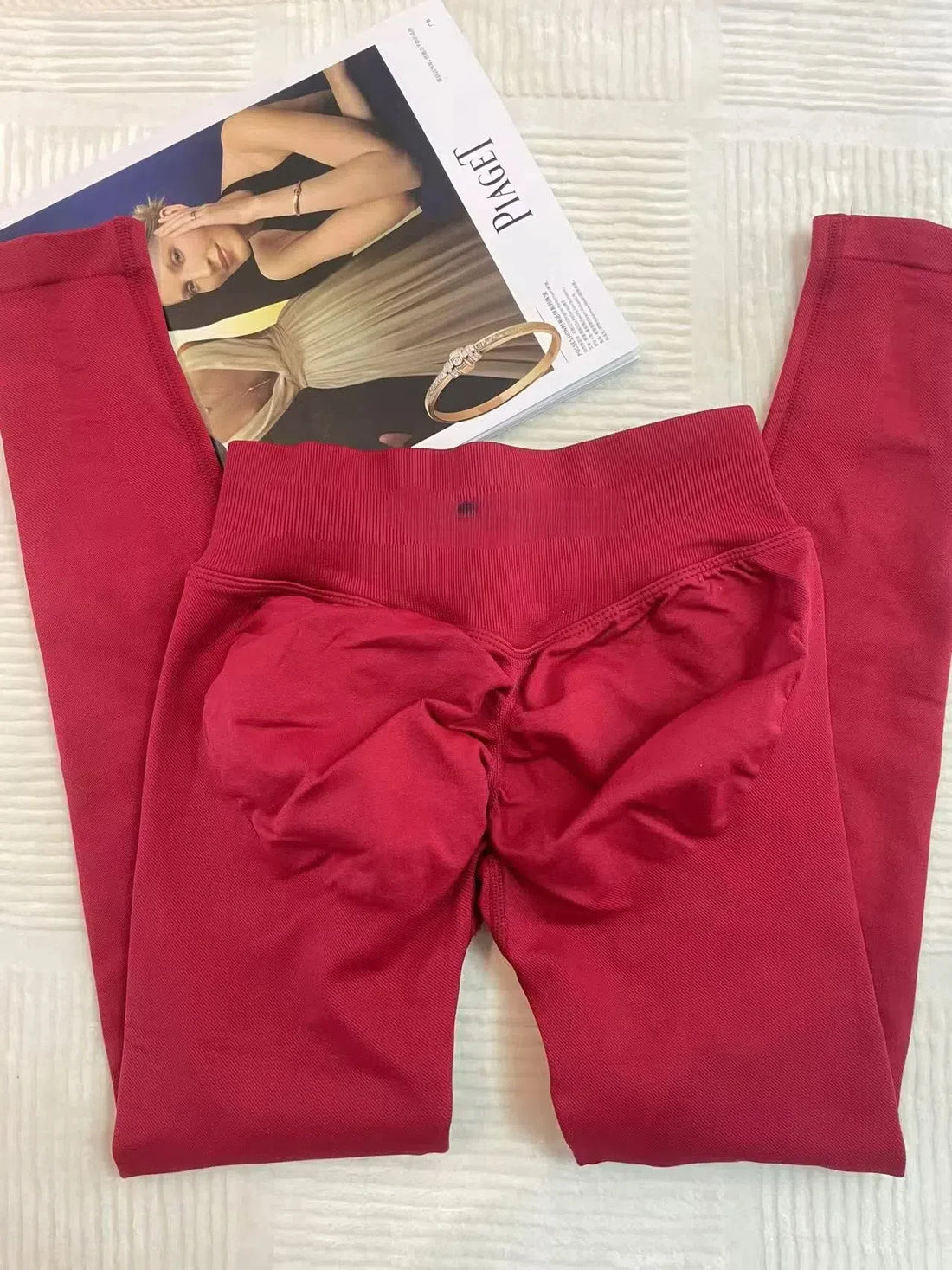 Ignite Leggings Women Curl Up Seamless Yoga Pants.