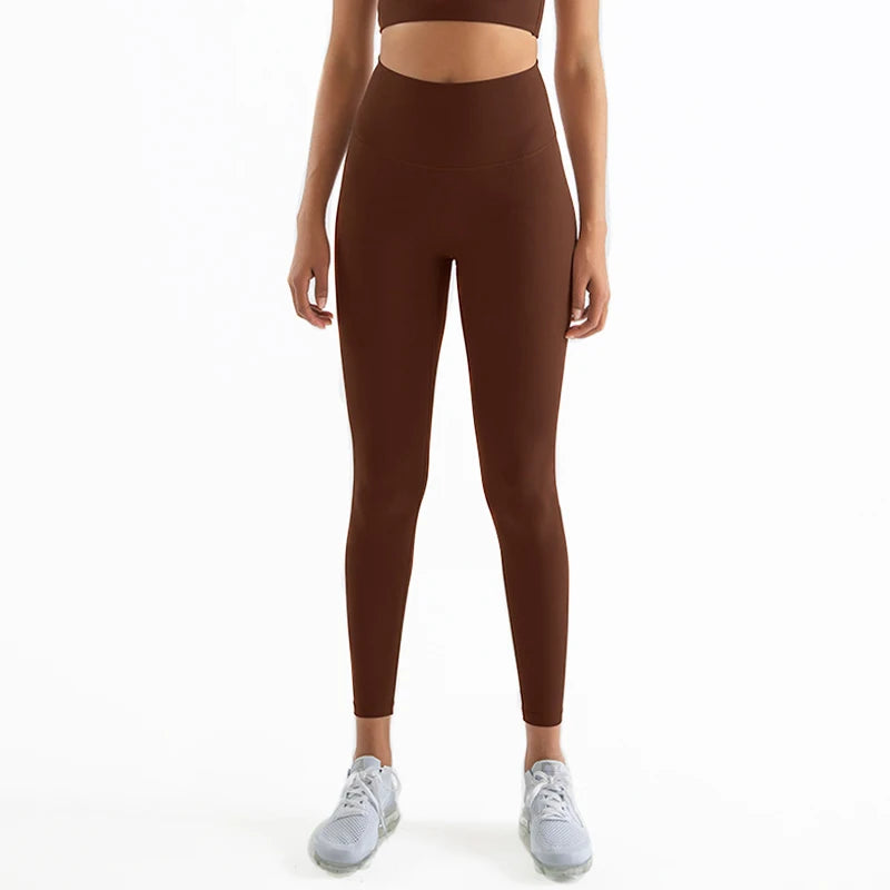 SOISOU Nylon Yoga Pants Gym Leggings Women Girl Fitness Soft Tights