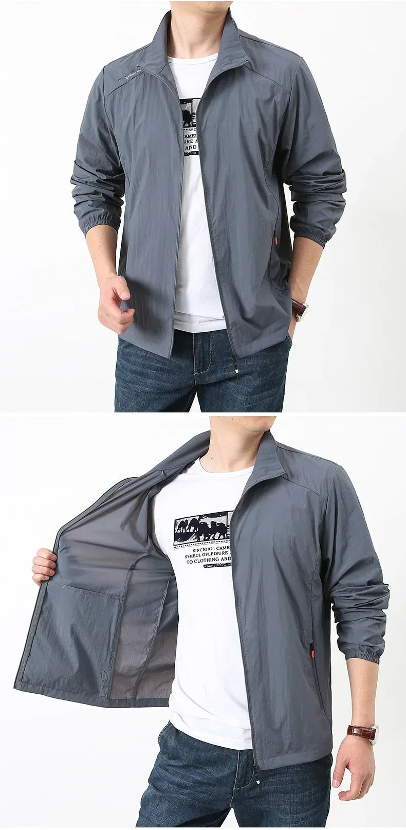 Summer Quick Drying Breathable Jacket Man