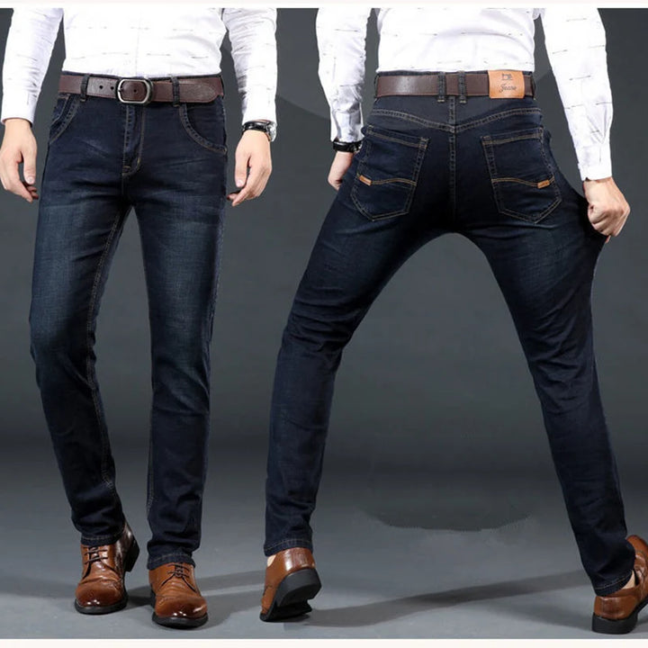 New Men Light Luxury Stretch Slim Fit Pants Comfortable Soft