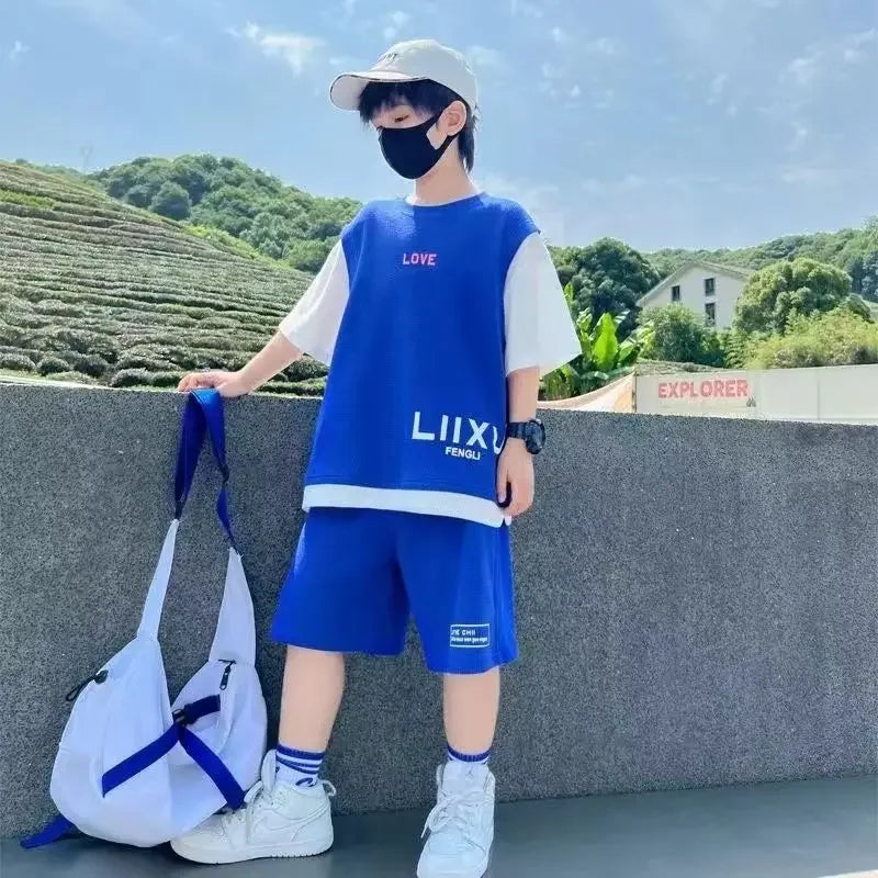 Junior Boys Summer Suit Children's Fashion.