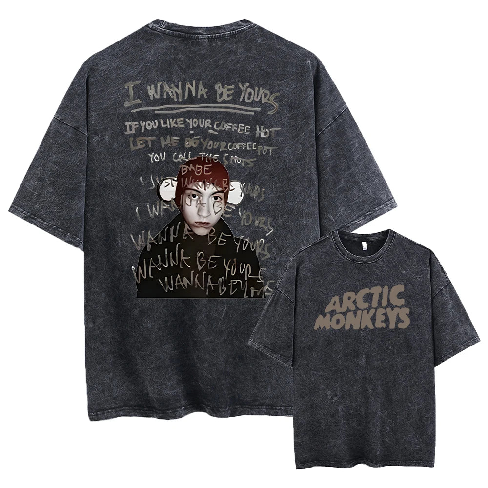 Retro Rock Arctic Monkeys Music Album Graphic T-Shrit