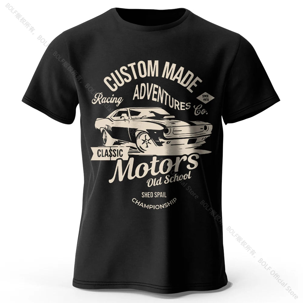 100% Cotton Oversized Vintage Old School Graphic Tees