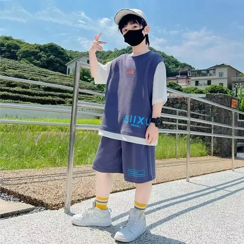 Junior Boys Summer Suit Children's Fashion.