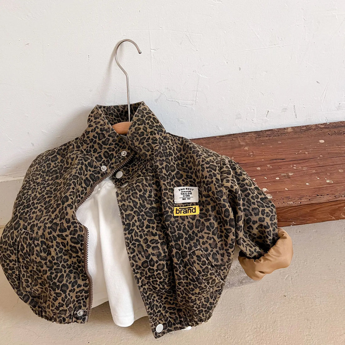 AYNIGIELL Spring Autumn Children's Casual Long-sleeved Jacket.