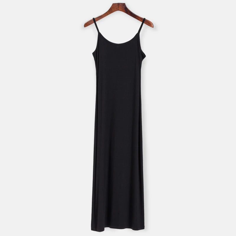 Hirsionsan Spring Autumn O-Neck Elastic Knit Long Dresses Women