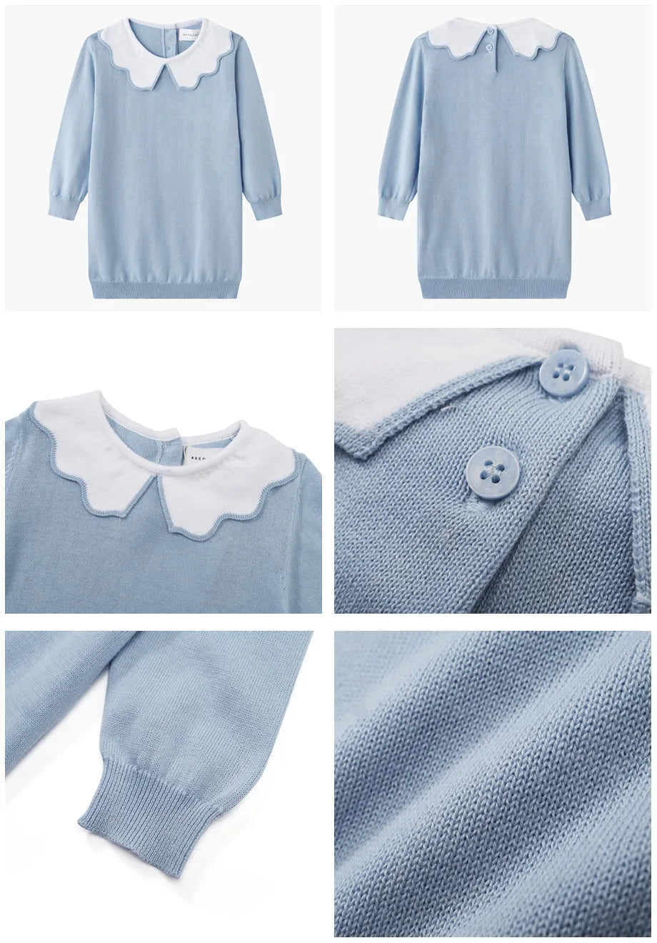 Summer Blue Shabbos collection sister brother matching