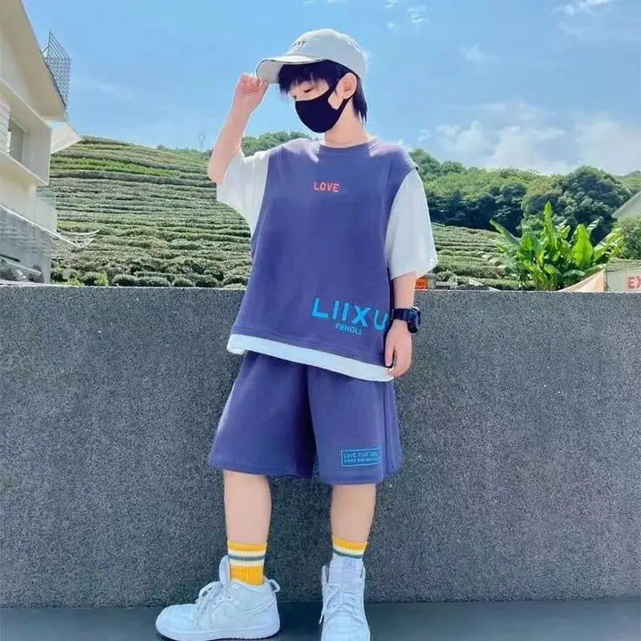 Junior Boys Summer Suit Children's Fashion.