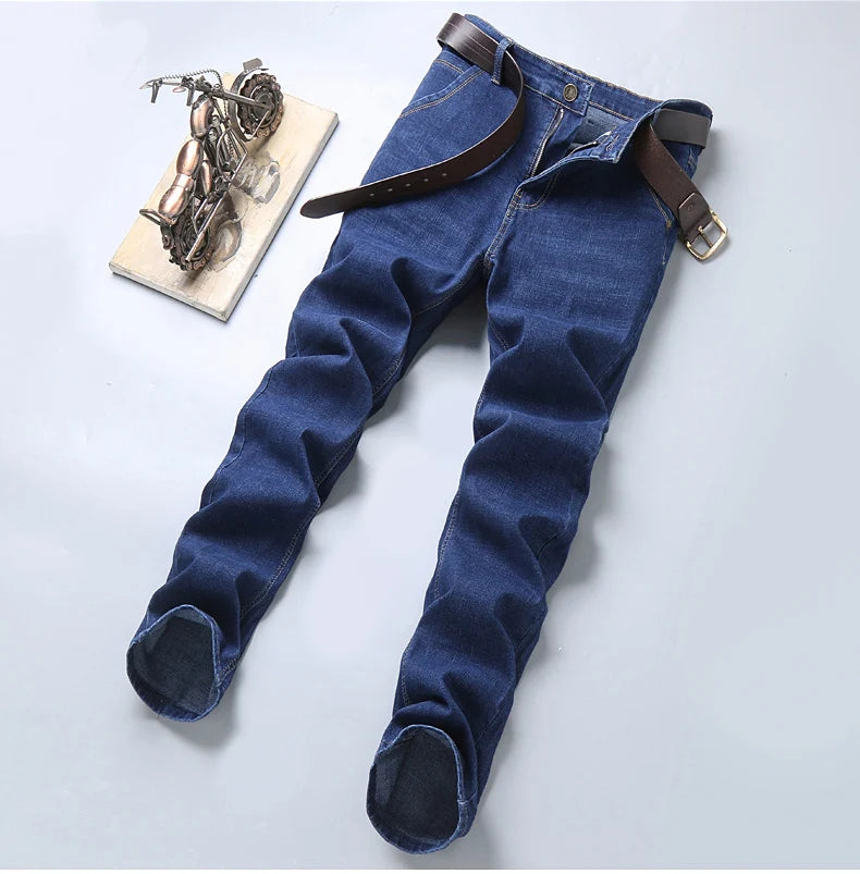 New Men Light Luxury Stretch Slim Fit Pants Comfortable Soft