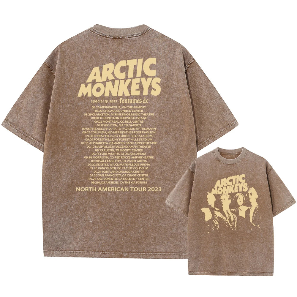 Retro Rock Arctic Monkeys Music Album Graphic T-Shrit
