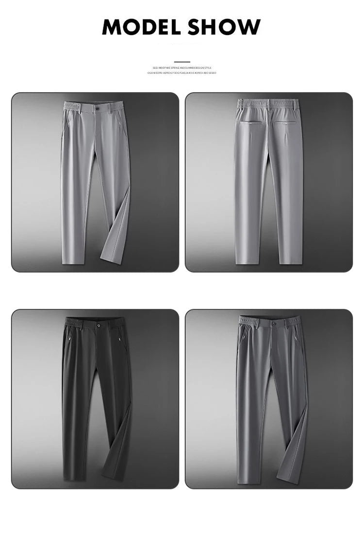 Ultra-thin Elastic Men's Casual Trousers
