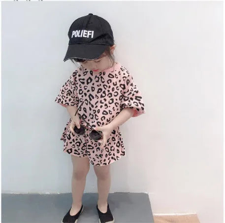 Fashion Baby Girls Sets Casual Summer Clothes.