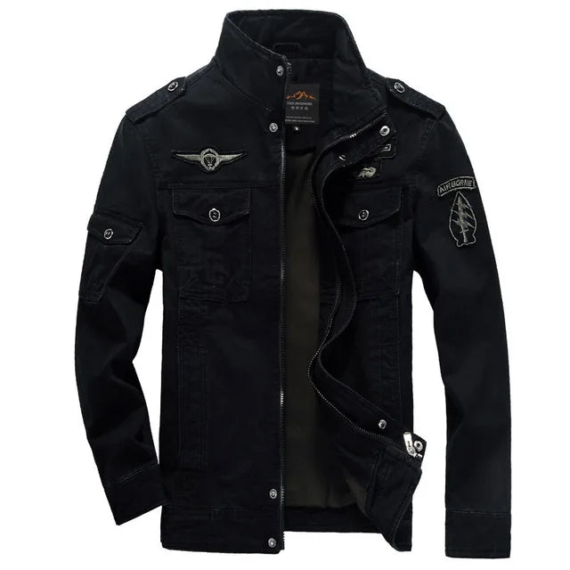 Casual Army Military Jacket Men Plus Size