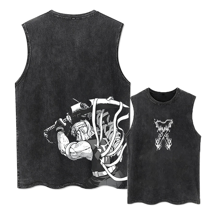Summer Washed Black Tshirt Harajuku Cotton Tees Tops