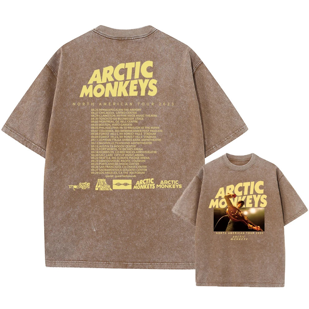 Retro Rock Arctic Monkeys Music Album Graphic T-Shrit