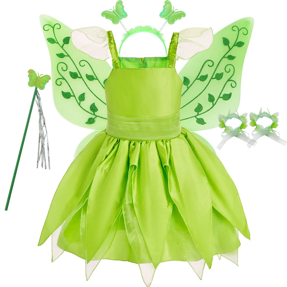 Cinderella Anna Elsa Costume Children Princess Dress for Girls