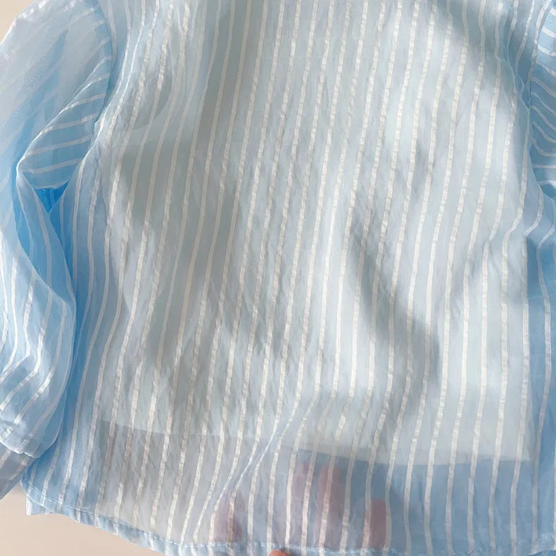 Girls Korean Version of the Three-Piece T-Shirt Short-Sleeved.