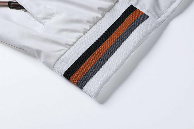 Autumn and Winter Men's Stand Collar Casual Zipper Jacket.