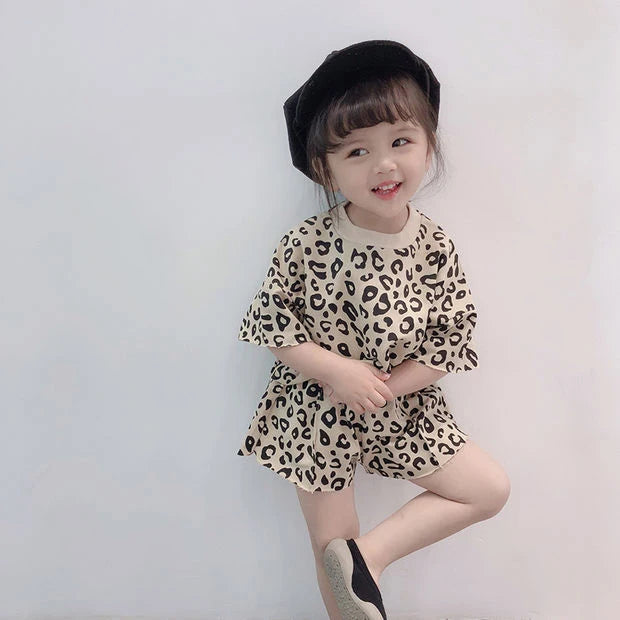 Fashion Baby Girls Sets Casual Summer Clothes.