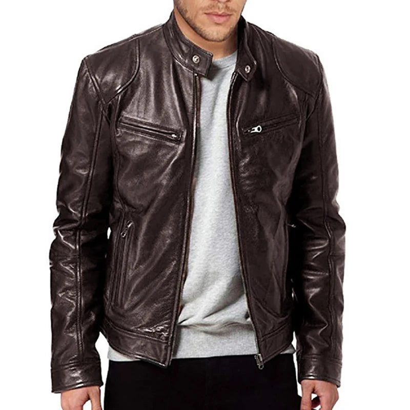 Motorcycle Leather Jackets Man