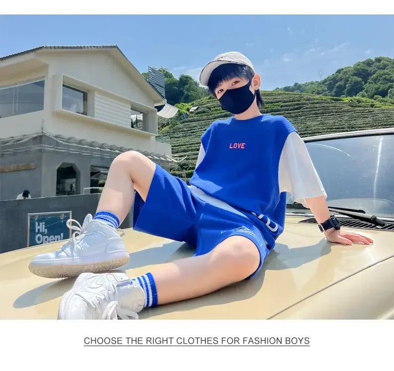 Junior Boys Summer Suit Children's Fashion.