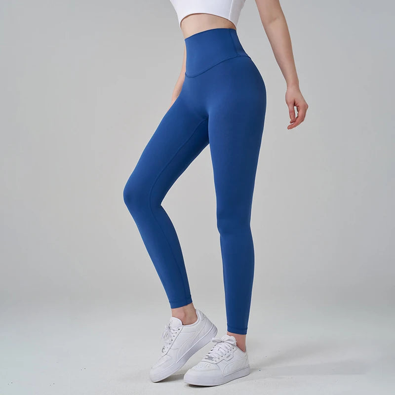 SOISOU Nylon Yoga Pants Gym Leggings Women Girl Fitness Soft Tights.