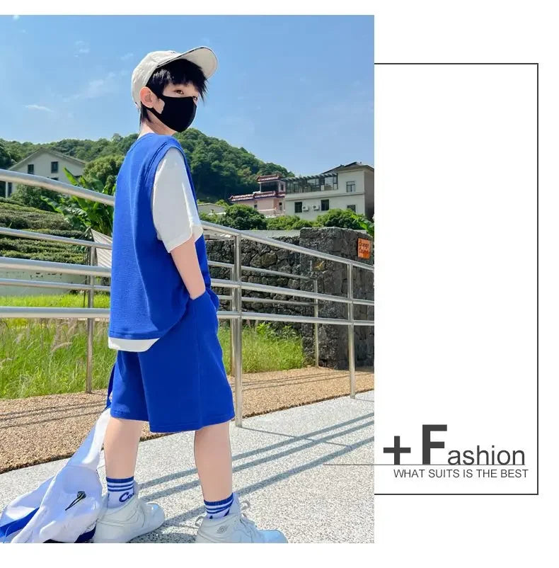Junior Boys Summer Suit Children's Fashion.