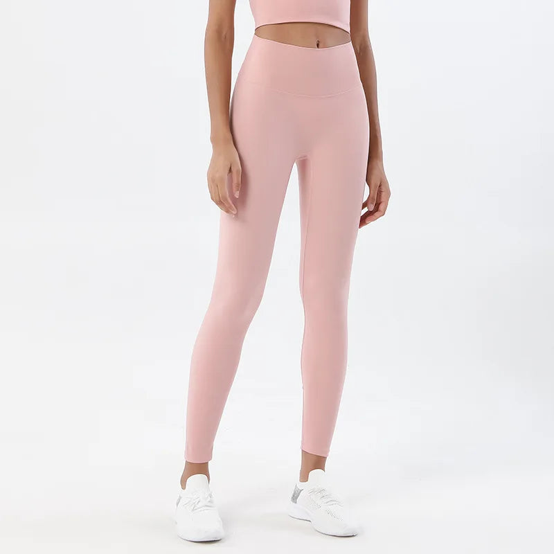 SOISOU Nylon Yoga Pants Gym Leggings Women Girl Fitness Soft Tights