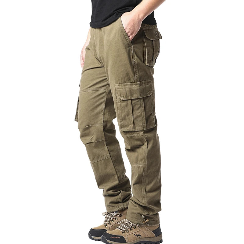 Large Pocket Loose Overalls Men's Outdoor Sports Jogging