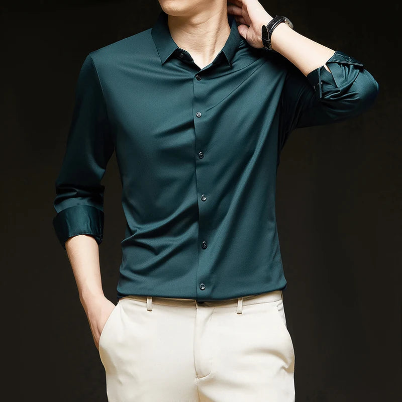 Premium Men's Ultra-Stretch Shirt
